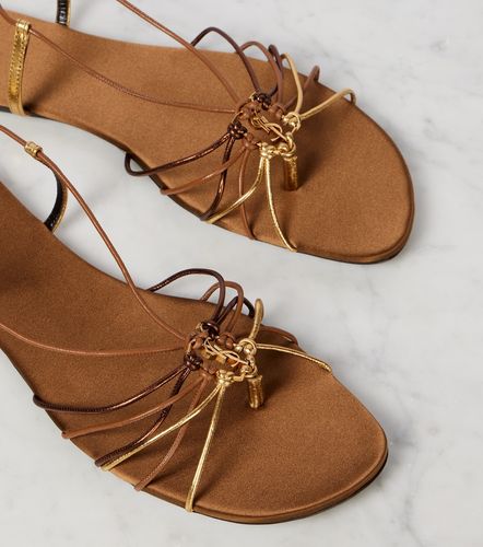 Sandales Babylone Cassandre en cuir - Saint Laurent - Modalova