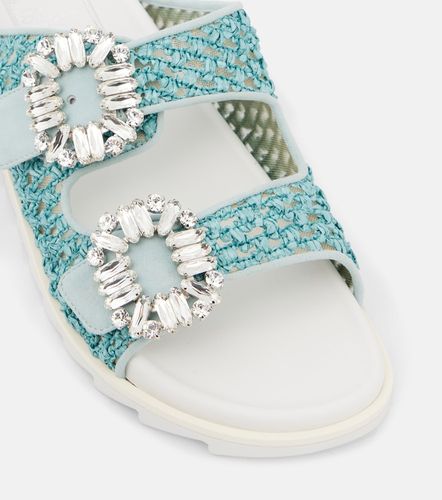 Mules Slidy Viv à cristaux - Roger Vivier - Modalova
