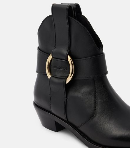 See By Chloé Bottines New Ring en cuir - See By Chloe - Modalova