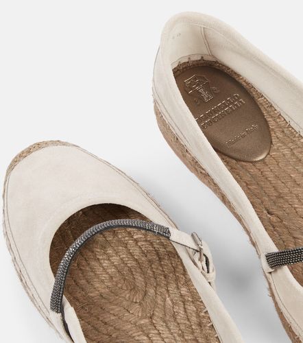 Espadrilles Monili en daim - Brunello Cucinelli - Modalova