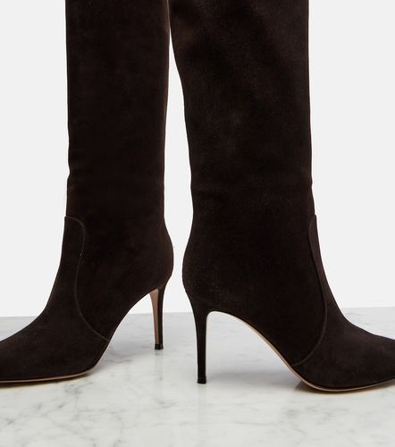 Bottes Hansen en daim - Gianvito Rossi - Modalova