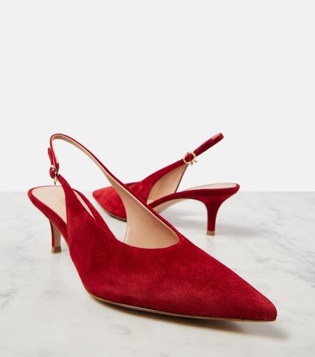Escarpins slingback Robbie en daim - Gianvito Rossi - Modalova