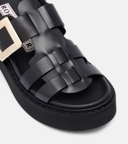 Sandales à plateforme Viv' Rangers en cuir - Roger Vivier - Modalova