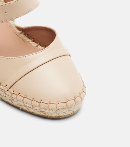 Espadrilles compensées Farah en cuir - Malone Souliers - Modalova
