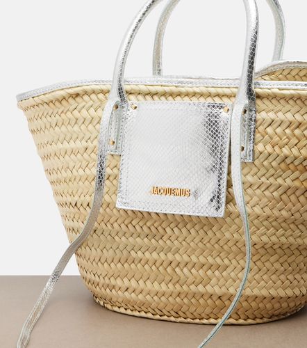 Sac panier Soli Medium en raphia - Jacquemus - Modalova