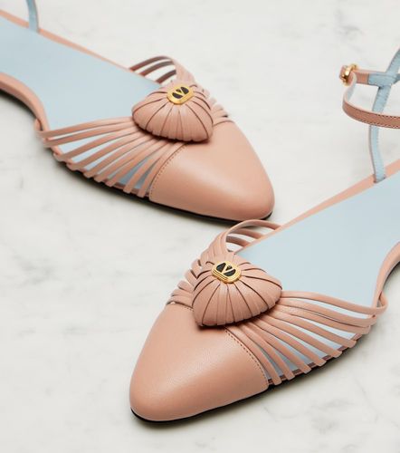 Ballerines Royal VLogo en cuir - Valentino Garavani - Modalova