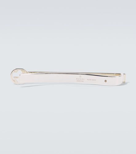 Pince à cravate Interlocking G en argent sterling 925 - Gucci - Modalova