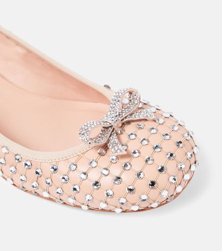Escarpins en cuir à cristaux - Rene Caovilla - Modalova