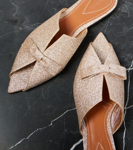 Mules Tux en cuir à paillettes - Zimmermann - Modalova
