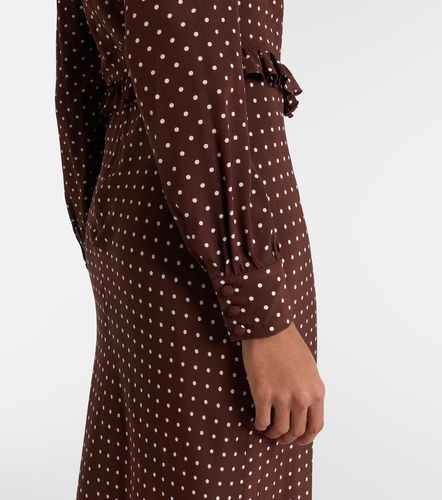 Alessandra Rich Robe longue à pois - Alessandra Rich - Modalova