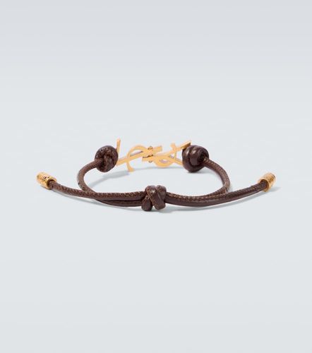 Bracelet Cassandre en cuir - Saint Laurent - Modalova