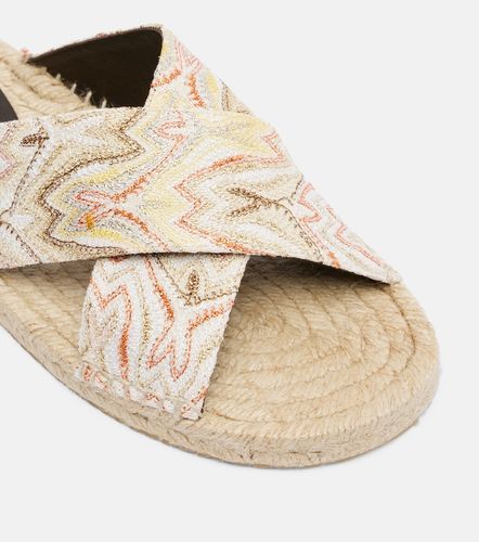 Mules espadrilles Harlow Zigzag en lamé - Missoni - Modalova