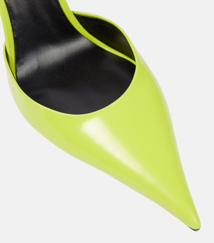 Escarpins Pin-Point en cuir à ornements - Versace - Modalova