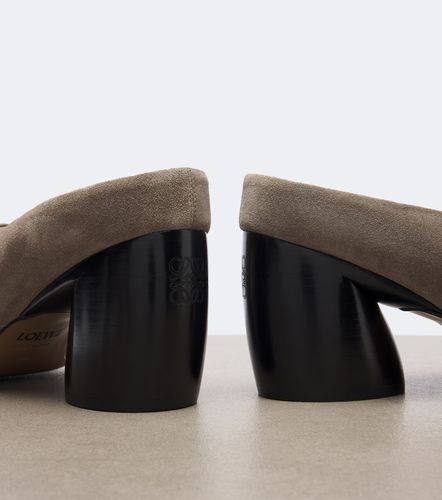Loewe Mules Oval en daim - Loewe - Modalova