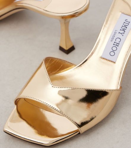 Mules Skye 70 en cuir métallisé - Jimmy Choo - Modalova
