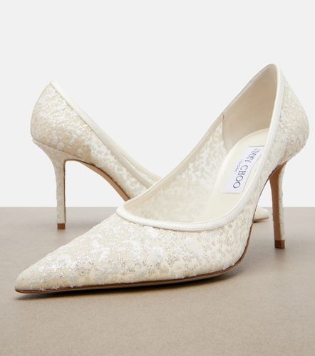 Escarpins Love brodés en mesh - Jimmy Choo - Modalova