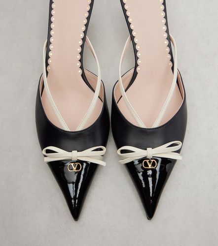 Escarpins VLogo en cuir - Valentino Garavani - Modalova