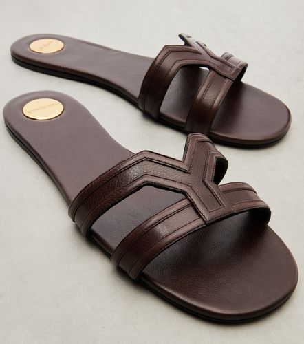Mules Mabrouka en cuir - Saint Laurent - Modalova