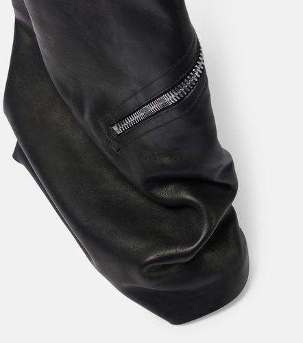 Bottes Cargoflares en cuir - Rick Owens - Modalova