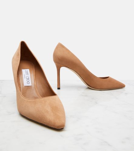 Escarpins Romy 85 en daim - Jimmy Choo - Modalova
