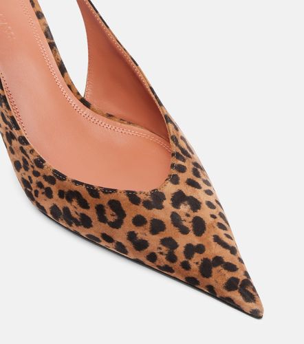 Escarpins slingback Anok 55 en daim - Amina Muaddi - Modalova