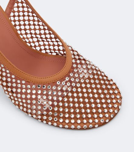 Escarpins slingback Dolly à cristaux - Amina Muaddi - Modalova
