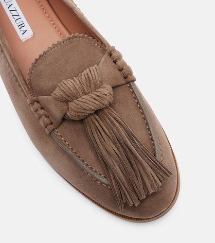 Aquazzura Mocassins Freddie en daim - Aquazzura - Modalova