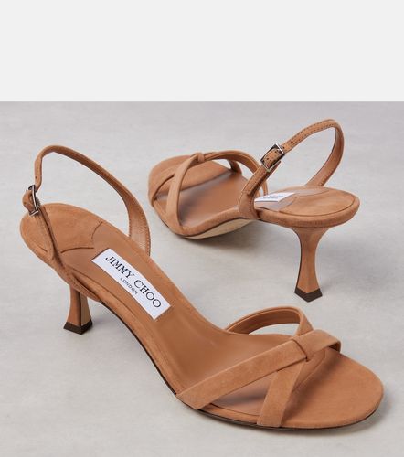 Jimmy Choo Sandales Elsy 70 en daim - Jimmy Choo - Modalova
