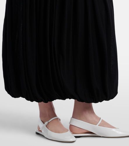 Robe midi en jersey à fronces - Toteme - Modalova
