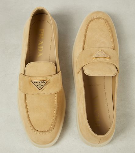 Mocassins Saint Tropez en daim - Prada - Modalova