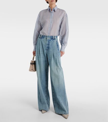 Jean wide taille haute - Brunello Cucinelli - Modalova