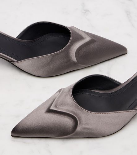 Alaïa Mules Le Cœur 3D 55 en satin - Alaia - Modalova