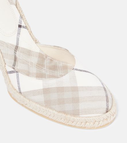 Espadrilles compensées LP Mews 90 - Burberry - Modalova