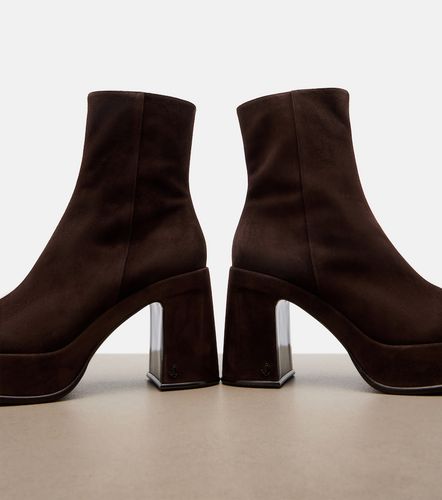 Bottines à plateau Hadi en daim - Jimmy Choo - Modalova