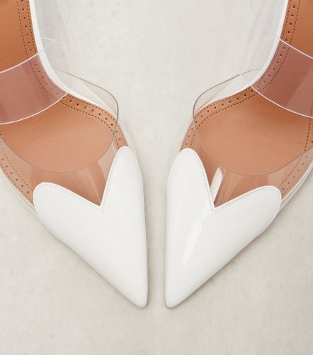 Alaïa Mules compensées Le Cœur 90 en cuir et PU - Alaia - Modalova