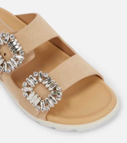 Mules Slidy Viv’ en daim - Roger Vivier - Modalova