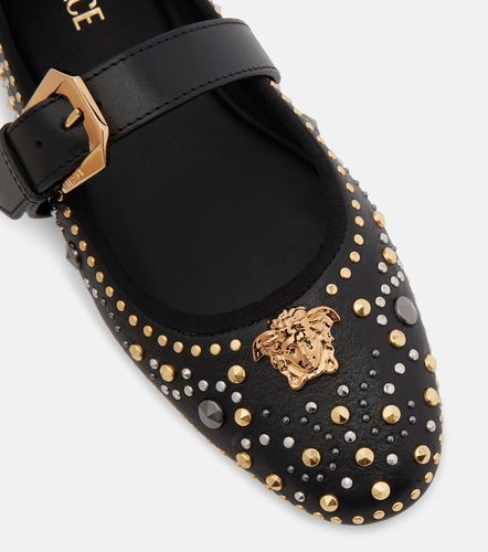 Ballerines La Medusa en cuir - Versace - Modalova