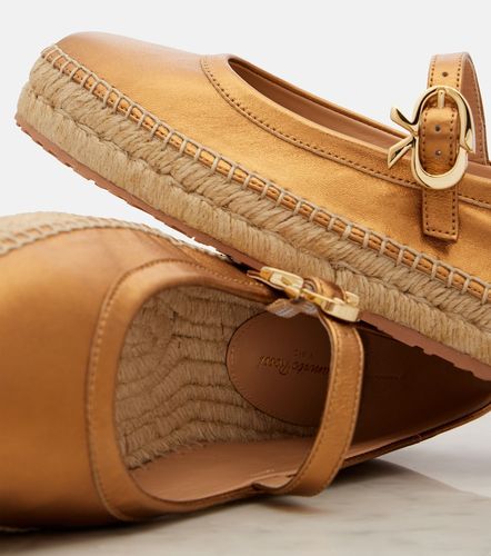 Espadrilles Elda en cuir métallisé - Gianvito Rossi - Modalova