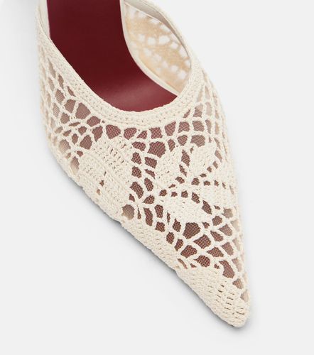 Mules en crochet et cuir - Magda Butrym - Modalova