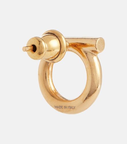 Boucles d'oreille Gancini à cristaux - Ferragamo - Modalova