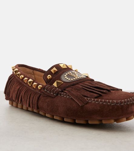Mocassins VLogo en daim - Valentino Garavani - Modalova