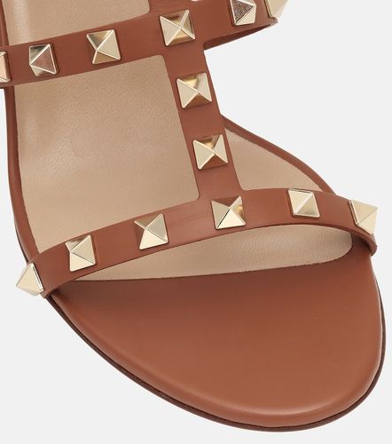 Sandales Rockstud en cuir - Valentino Garavani - Modalova