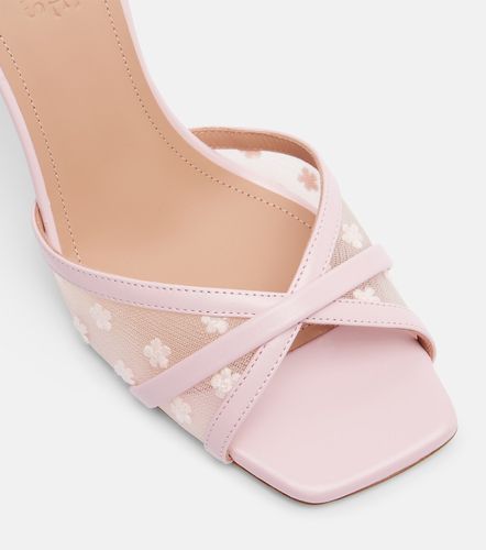 Mules Perla 70 en cuir et résille - Malone Souliers - Modalova