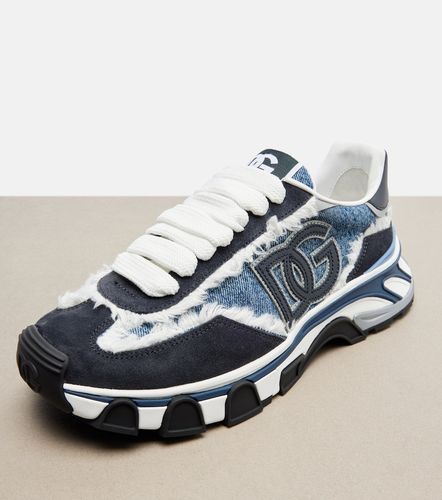 Baskets Runner en denim - Dolce&Gabbana - Modalova