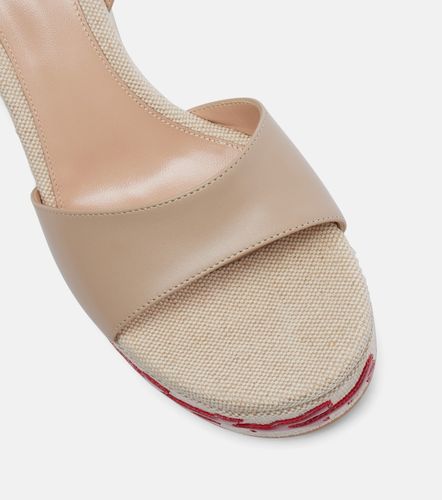 Sandales compensées Malia en cuir - Gianvito Rossi - Modalova