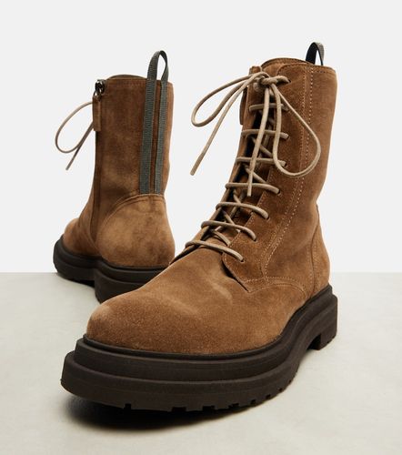 Brunello Cucinelli Bottines en daim - Brunello Cucinelli - Modalova