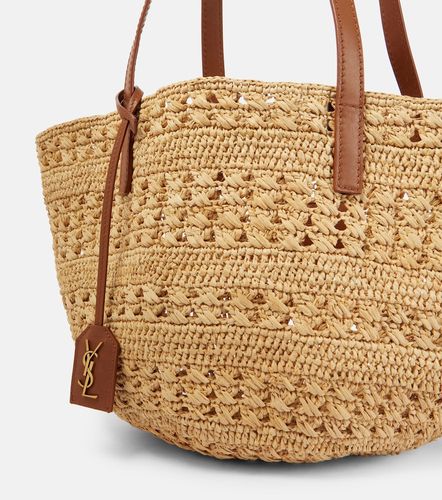 Sac panier Panier Small en raphia - Saint Laurent - Modalova