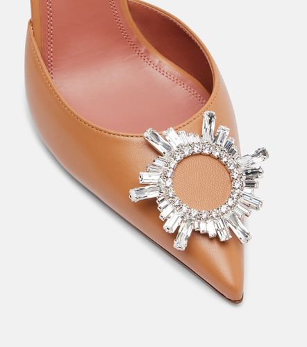 Escarpins Begum 95 en cuir - Amina Muaddi - Modalova