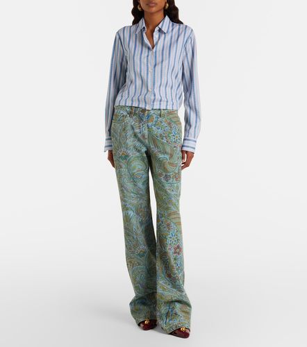 Etro Jean flare à motif cachemire - Etro - Modalova