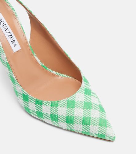 Escarpins Bow Tie à carreaux vichy - Aquazzura - Modalova